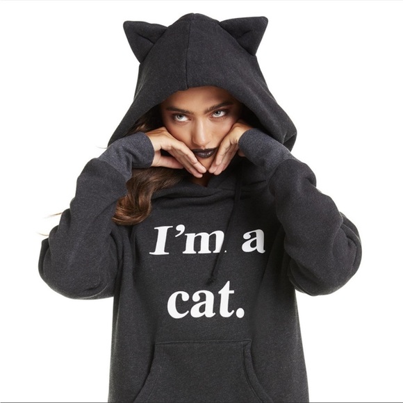 Wildfox Tops - WILDFOX I’m a cat Jumper Sweater Size S